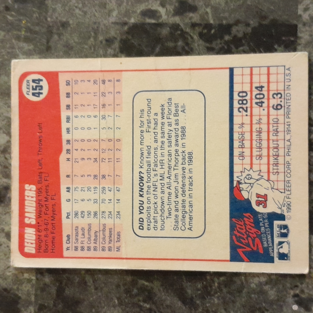 Collectable baseball card - Picture 2 of 3